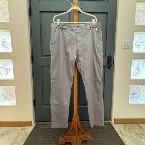 Lululemon chino pants 38W x 33L light gray - Picture 1 of 5